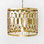 worlds away gold leaf leona pendant
