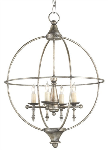Wrought Iron Rondeau Chandelier by Currey & Co.