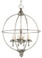 Wrought Iron Rondeau Chandelier by Currey & Co.