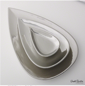 Lucienne Dish-Silver-Lg