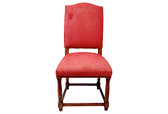 Red Suede Chair