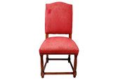 Red Suede Chair