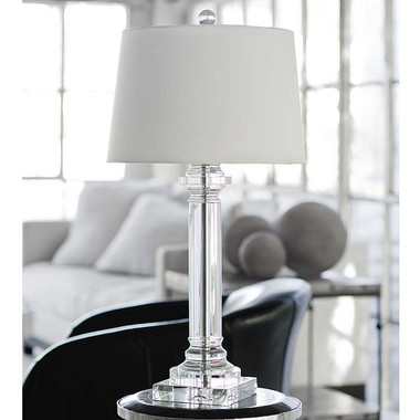 Platinum column lamp from Regina Andrew