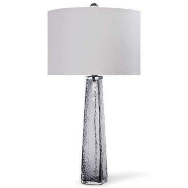 Smoke grey tapered glass lamp from Regina Andrew