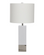 Harper white table lamp from Worlds Away