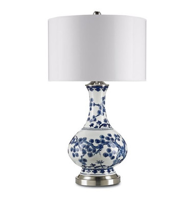 The Jardin's intricate pine and cherry blossom design is inspired by 18th and 19th century Chinese Porcelain stylings, as well as 15th century Chenghua stemcup designs. Crafted with metal and porcelain, the Jardin is an exquisite choice.