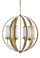 currey & company antique brass modern design orb chandelier