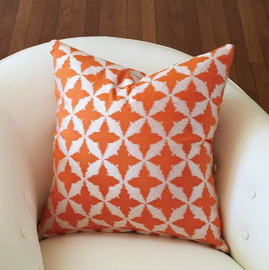 These classically designed pillows are available in an array of current and forward leaning fashion colors.