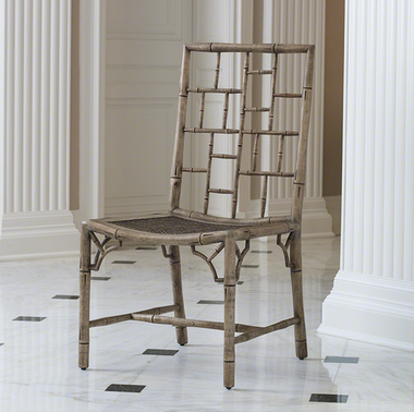A cathay side chair from Global Views