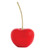 These cherries in red and yellow lacquer with a bright brass etched stem are great stand-alone sculptures on your dining table or kitchen island... or sitting on top of a stack of books on your coffee table.