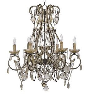 An elegant cecilia chandelier from Regina Andrew.
