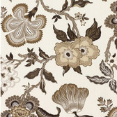 A relaxing floral print wall covering by Schumacher.