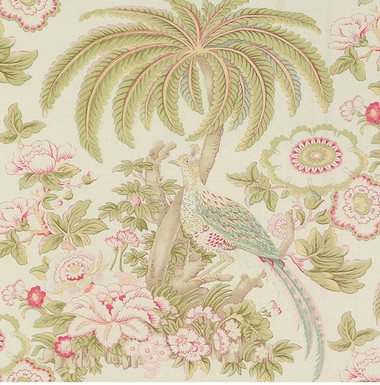 A tropical wall covering by Schumacher.