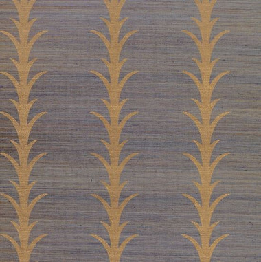 This simplified version of a classic acanthus design forms a stylized stripe. The subtle texture of the sisal ground softens the impact of the graphic print, which is created in combinations of chic neutrals such as Chalk, Fog and dramatic Charcoal. The airy and elegant foliage-inspired pattern is evocative of classic Palm Beach style, reinterpreted with a modern edge.