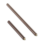 (1) 6" and (1) 12" brown nickel
extension pipe allows you to
customize the length of a pendant or
chandelier. Matches with items
89981, 89982,DK49910, DK49912,
DK49914, 89017.