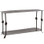 This Arnot Console Table exudes the kind of craftsmanship and design that will make it a focal point in any room. The steel surfaces have been hand-hammered, creating a rich texture and the knot detail on the legs can only be accomplished by hand forging the iron bar. This is a beautiful piece to float behind a sofa that sits in the middle of the room, but no matter where it is placed it will be noticed for the piece of art that it is.