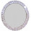 multitone bone inlaid round mirror 32" in diameter