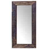 Reclaimed wood free standing mirror 48" tall 24" wide and 4" deep