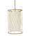 OPEN WEAVE FRENCH WHITE & GOLD PENDANT
Item Dimensions: 13"DIA X 21"H
Watts: 60W