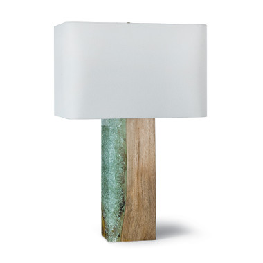 Hewn from solid wood with resin relief detailing, is a combination of two materials that aren’t normally found together. Full of organic texture and rugged beauty, the Venus table lamp expresses a seamless look. A white fabric shade completes a modern rustic design.
Height: 28.5
Width: 18
Depth: 10
Shade Dims: 18 x 10; 18 x 10; 11
Wattage: 3-Way 100 Watt Max
Bulb Qty: 1
Bulb Type: A Type Medium Base (E26)
Socket: E26 3-Way Turn Knob
Wiring Type: Standard
Cord: 8 feet
Material: Birch Wood
Finish: Natural
Weight: 18