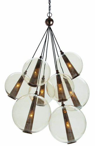COLOR:BROWN, GRAY
MATERIAL:GLASS, PLATED, STEEL
PRIMARY FINISH:BROWN NICKEL, SMOKE GLASS
FINISH:SMOKE, BROWN NICKEL
MINIMUM HANGING HEIGHT:51IN
MAX HANGING HEIGHT:87IN
GLOBE 1 HEIGHT:10IN
GLOBE 2 HEIGHT:14IN
GLOBE 2 DIAMETER:14.00IN
GLOBE 1 DIAMETER:10.00IN
CANOPY:H: 1.5IN, DIA: 5.75IN
OVERALL:H: 51IN, DIA: 28.50IN
CHANDELIER:H: 51IN, DIA: 28.50IN
COMMERCIAL
COMMERCIAL:SUITABLE AS IS
COMPLIANCY
COMPLIANCY:CB, ROHS, UL/ETL