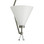 GLORIOUSLY MODERN, THIS SLEEK AND SLENDER PENDANT IS A UNIQUE WONDER. THE STEEL FRAME DROPS DRAMATICALLY WITH SHARP ANGLES TO ACCOMMODATE A CONICAL OPAL GLASS SHADE. IT’S FINISHED IN A DARK VINTAGE SILVER AND IS ADORNED WITH A CRYSTAL DROP FINIAL AT THE BOTTOM. DUE TO ITS HEIGHT, THIS LIGHT FIXTURE IS IDEAL IN TALL SPACES, ESPECIALLY OVER A KITCHEN ISLAND OR IN A BATHROOM. ADDITIONAL PIPE (PIPE-202) AVAILABLE. DAMP-RATED, ALTHOUGH LIMITED COVERED OUTDOOR CONDITIONS MAY AFFECT FINISH.