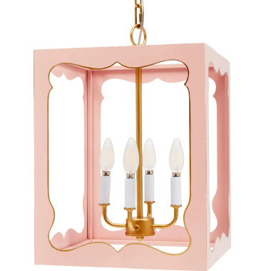 PHOEBE BLUSH PENDANT WITH GOLD ACCENTS
Item Dimensions: 13"W X 13"D X 19"H
Watts: 60W X 4