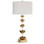 Height: 33.5
Width: 16
Depth: 16
Shade Dims: 16 x 16 x 10
UL Rating: Dry
Wattage: 3-Way 150 Watt Max
Bulb Qty: 1
Bulb Type: A Type Medium Base (E26)
Compatible Bulb: BULB028 A19 LED Frosted 12W 3-Way Light Bulb
Socket: E26 3-Way Cast-Shell, Turn Knob
Wiring Type: Standard
Cord: 8 feet
Material: Steel
Finish: Gold Leaf
Weight: 13