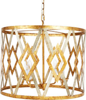 JACKSON ROUND GOLD & SILVER LEAF CUTOUT CHANDELIER
Dimension

22"DIA X 19"H

Wattage

60W X 4

