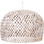 Large woven  Water Hyacinth chandelier with white wash
33" x 22" 
60 Watts