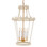 CREAM AND GOLD FINISHED CITADEL LANTERN

40 x 4 wattage 
16" diameter 27" height