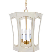 CECE CREAM & BRUSHED GOLD LANTERN
17" diameter 20" high
40 watts x 3 