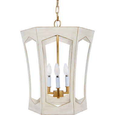 CECE CREAM & BRUSHED GOLD LANTERN
17" diameter 20" high
40 watts x 3 