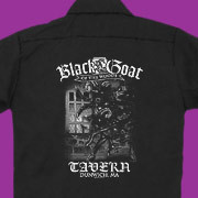 Black Goat of the Woods Tavern Work shirt