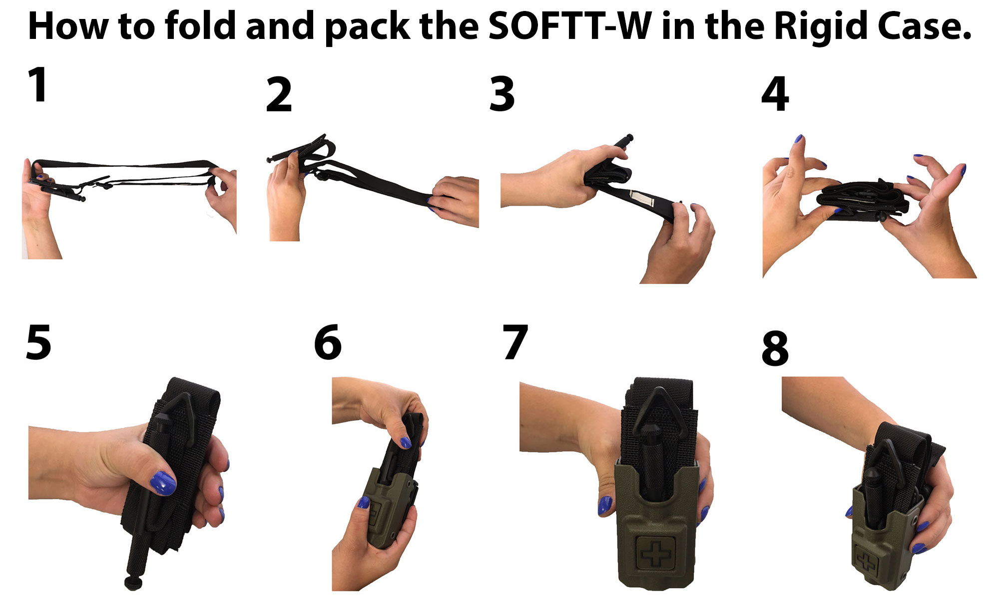 Kydex Softt Wide Tourniquet Case Belt Tek Lok Attachment