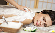 2.5 hours Ultimate Skin and body package with body wrap, body exfoliation, massage and organic facial