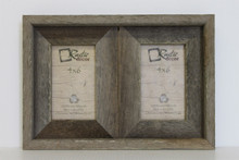 4x6 Rustic Reclaimed Barn Wood Double Opening Frame