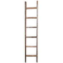 Decorative Ladder – Reclaimed Old Wooden Ladder 6 Foot Rustic Barn Wood