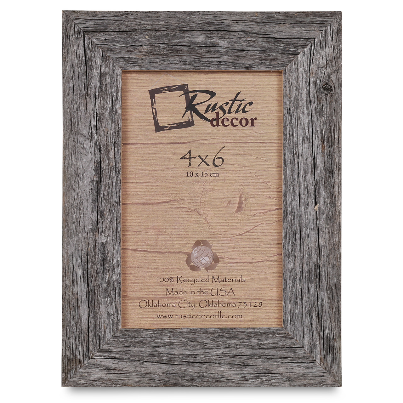 Wedding Planners Special  25 - 4x6 Rustic Reclaimed Barn Wood Standard  Photo Frame - Rustic Decor