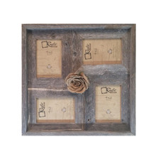 4x6 Multi-Direction Rustic Barn Wood Collage Frame