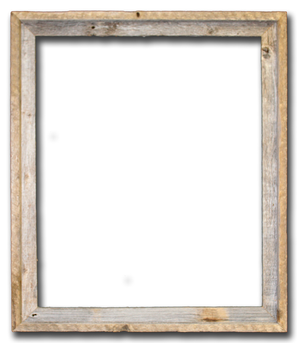 16x20 Picture Frames – Reclaimed Barn Wood Open Frame (No Plexiglass or  Back) - Rustic Decor