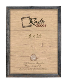 18x24 Rustic Reclaimed Barn Wood Standard Wall Frame