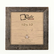 10x10 Rustic Barn Wood Standard Wall Frame