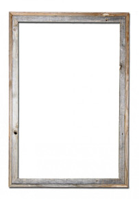 24x36 Picture Frames – Reclaimed Barn Wood Signature Open Frame (No Plexiglass or Back)