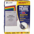 C-Line translucent color project folders
