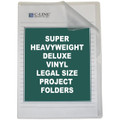 Super Heavyweight Vinyl Project Jacket Legal-Size 5/pk - Non-Glare C-LINE