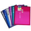Plastic Top-Load Envelope String Closure Gusseted 1/pk - 6 Available Colors