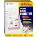 Clear Heavy Weight Sheet Protectors - 200/pk C-LINE