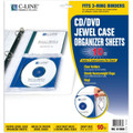 CD Jewel Case Holder Page 2 Jewel Cases per Page 10/bx C-LINE