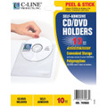 CD Holder Self-Adhesive 10/pk C-LINE